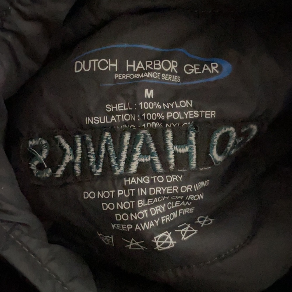 Dutch Harbor Gear NFL Seattle Seahawks Football Full Zip Jacket - Picture 3 of 3